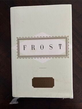 Frost Book of Poetry— Cream Hardcover
